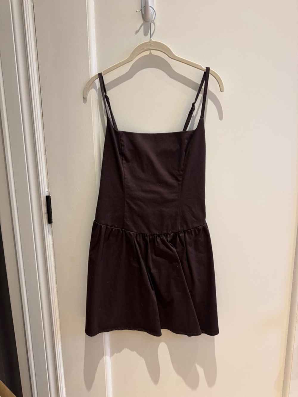 Dynamite Brown Spaghetti Strap Mini Dress